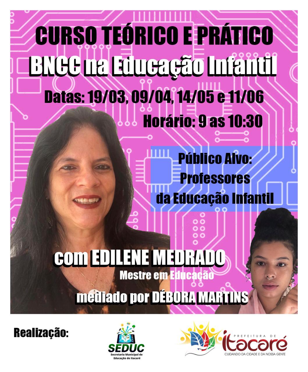 Itacaré realiza curso teórico e prático sobre a BNCC na Educação Infantil