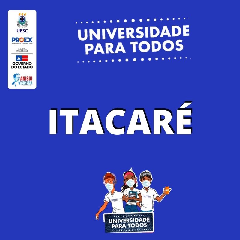 Itacaré: Abertas inscrições para  Programa Universidade Para Todos