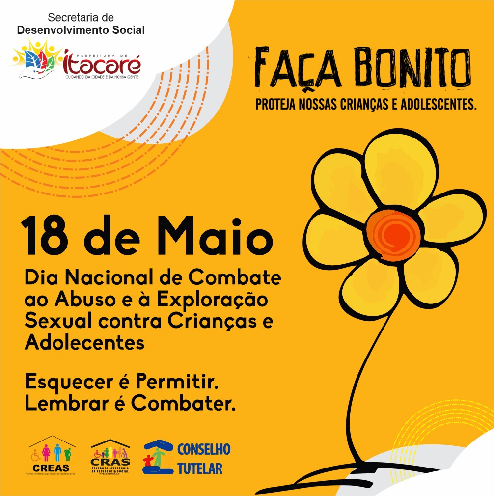 Vamos todos fazer a nossa parte. Denucie!