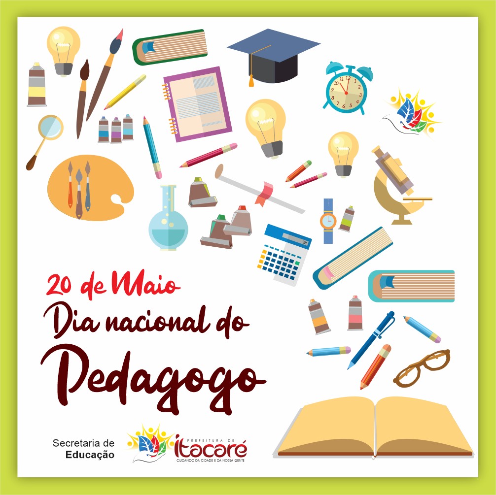 Parabéns a todos os pedagogos e pedagogas pelo seu dia!