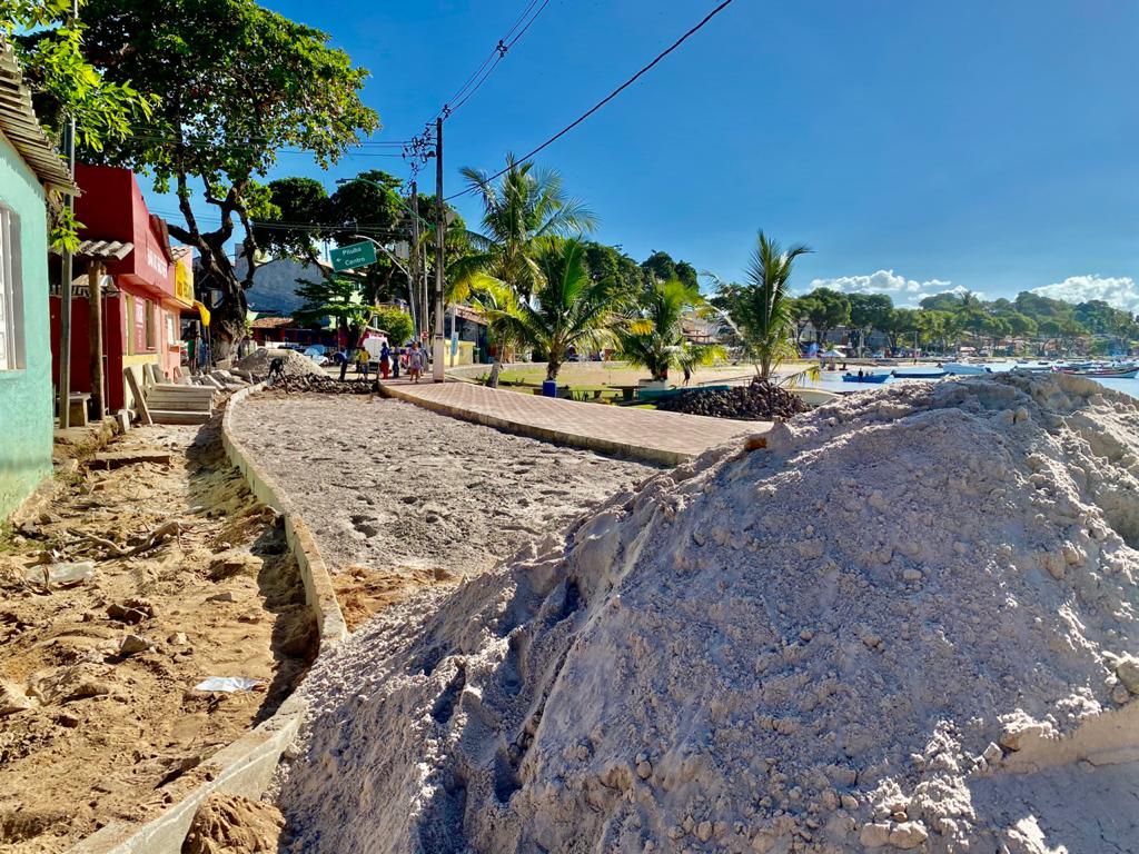 Prefeitura de Itacaré inicia mais uma etapa das obras de reurbanização da orla