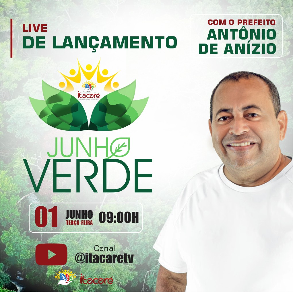 Prefeitura de Itacaré lança nesta terça-feira o Programa Junho Verde