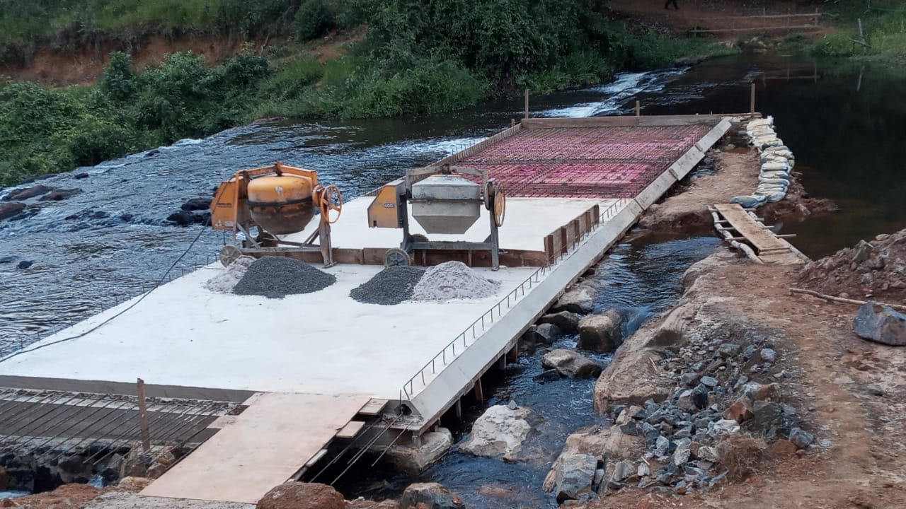 Itacaré: Obras da ponte de Serra de Água seguem em ritmo acelerado