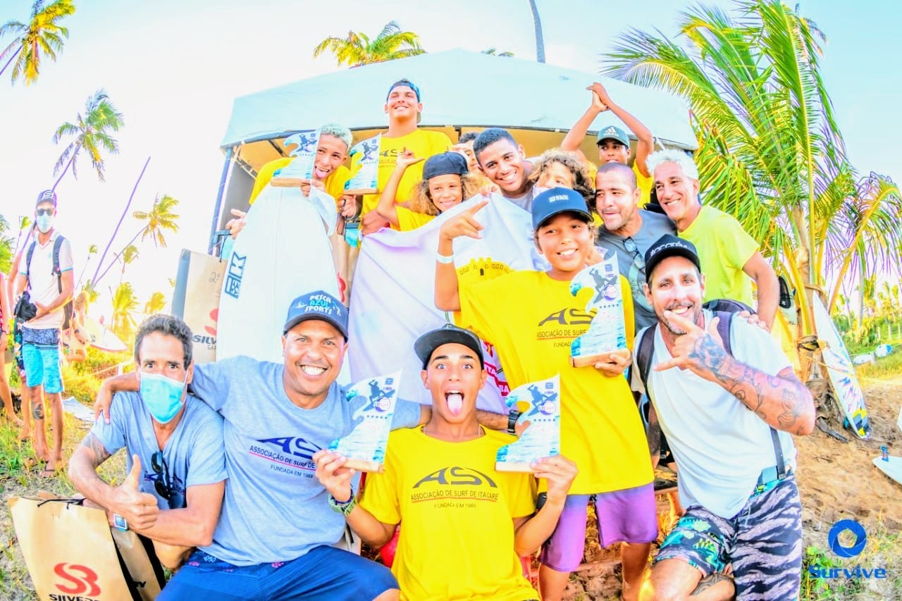 Itacaré é campeã por equipe na 1ª  etapa do Circuito Baiano de Surf     