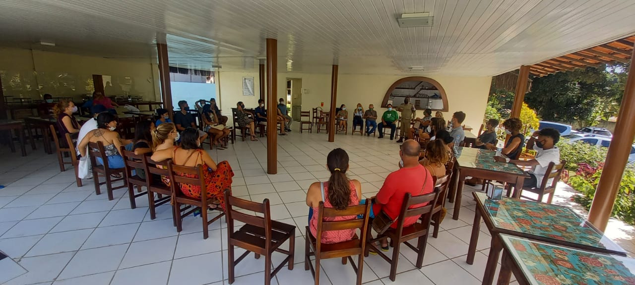 Prefeitura de Itacaré e PM discutem com empresários sobre as atividades sonoras