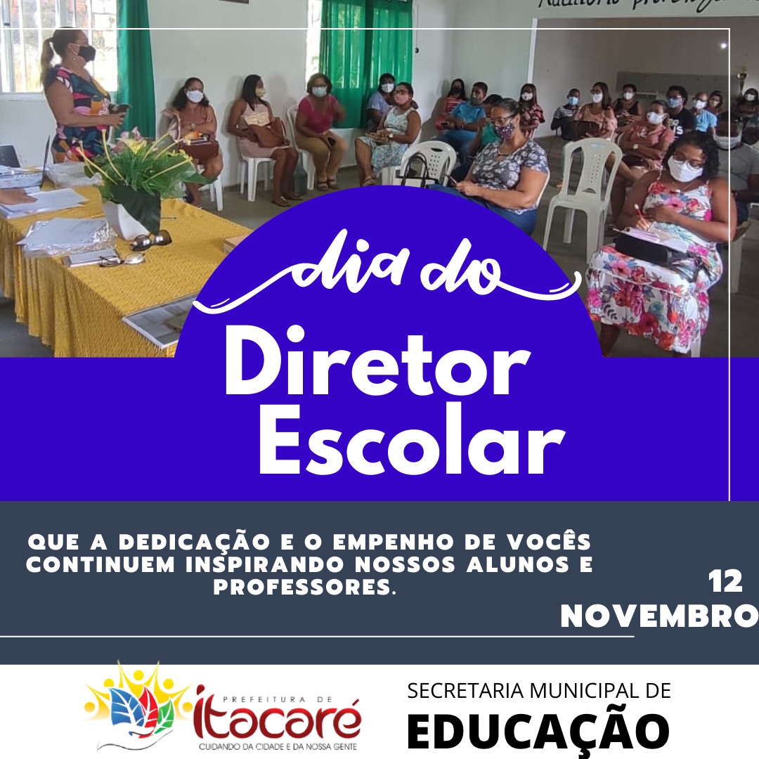 Parabéns pelo seu dia, diretor e diretora escolar!