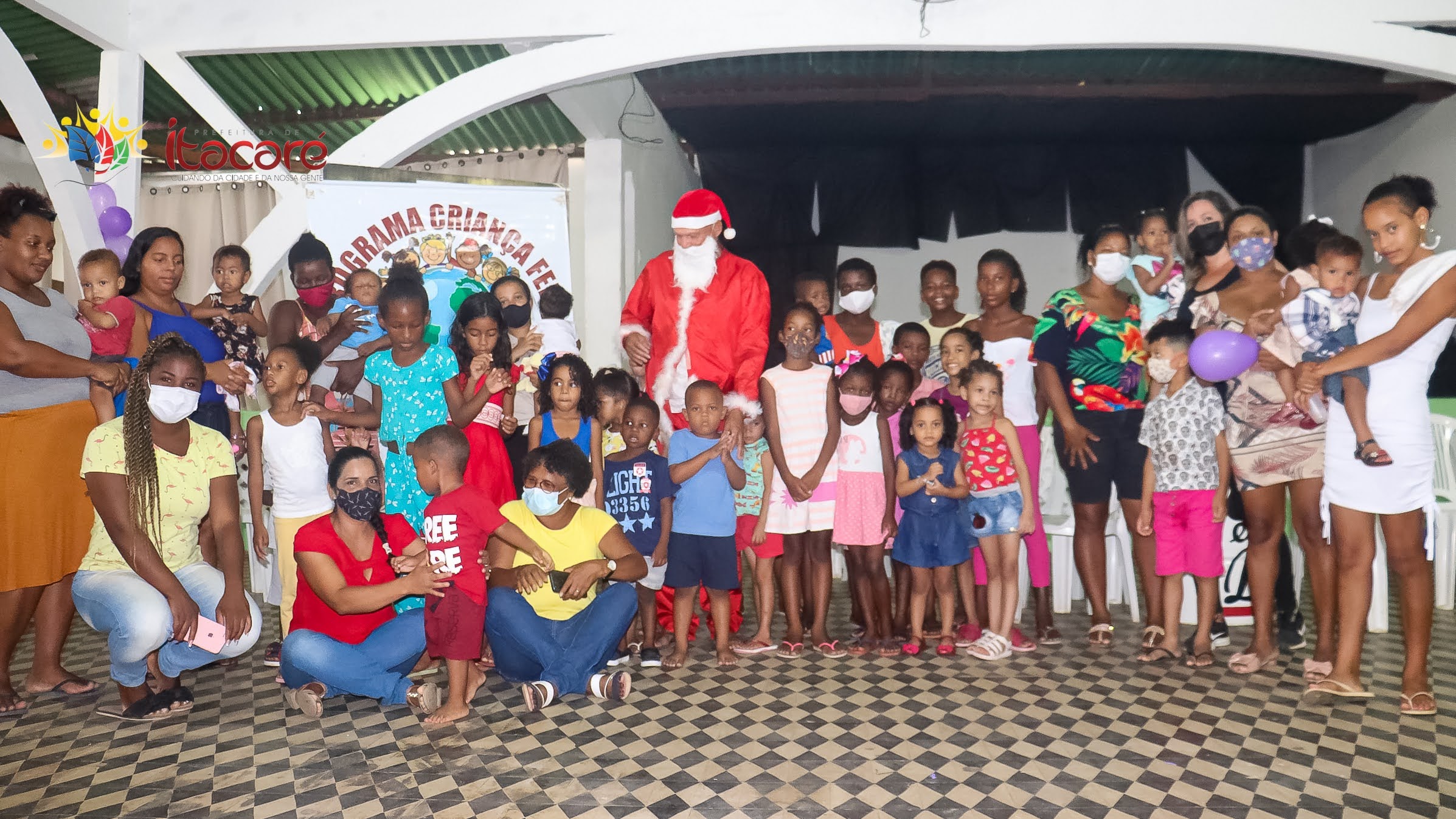 Prefeitura de Itacaré realiza o Natal Solidário do Programa Criança Feliz