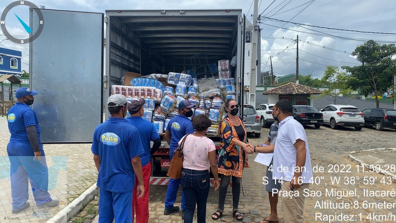 Itacaré continua recebendo doações  para vítimas das chuvas e enchentes