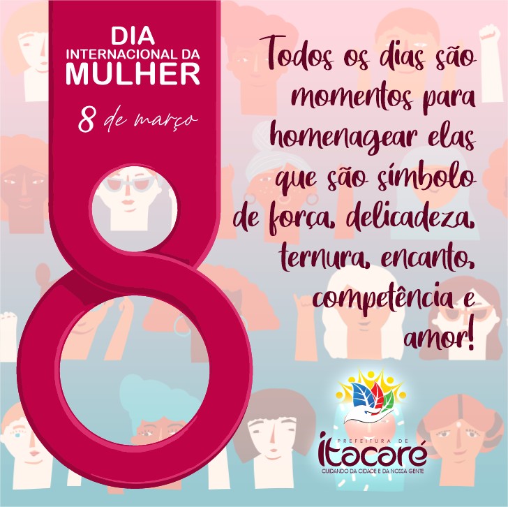 Parabéns a todas as mulheres pelo seu dia!