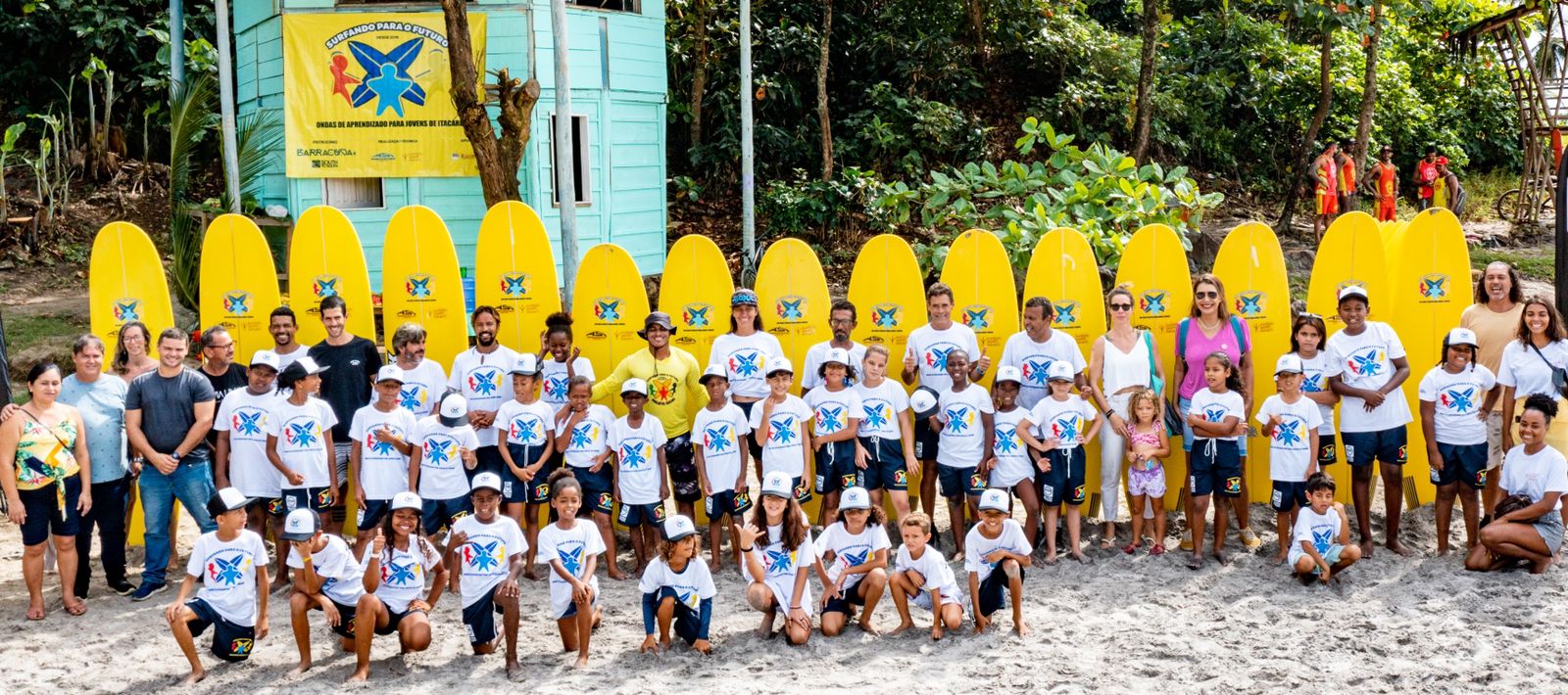 Reiniciadas as ações do Projeto Social Surfando para o Futuro em Itacaré