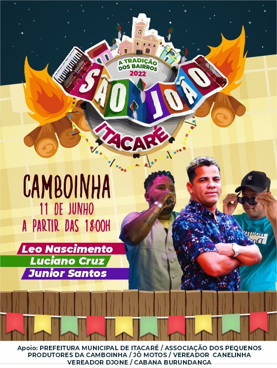 Itacaré: Vila Camboinha realiza  festa de São João neste sábado