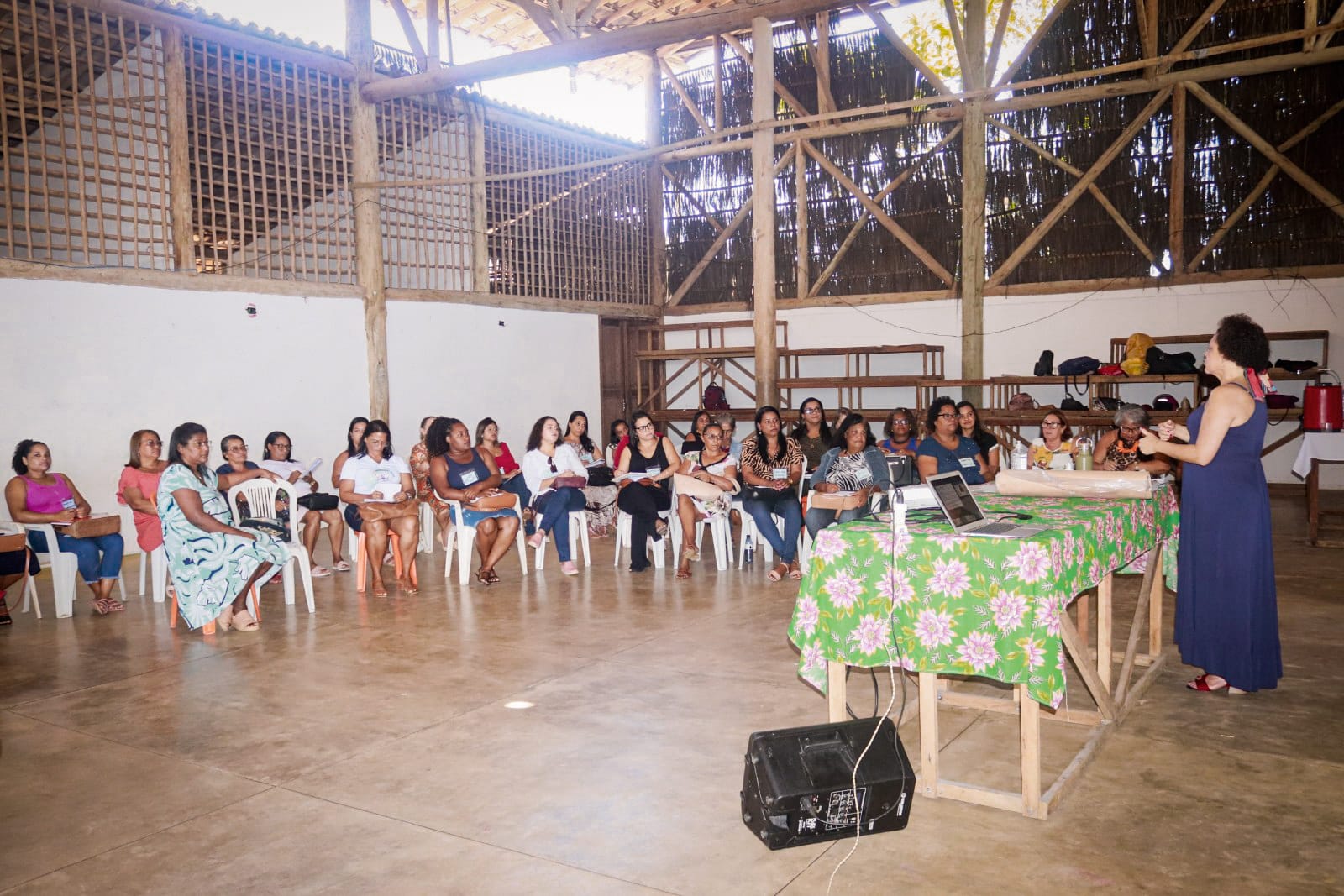 Gestores das escolas municipais participam de capacitação.