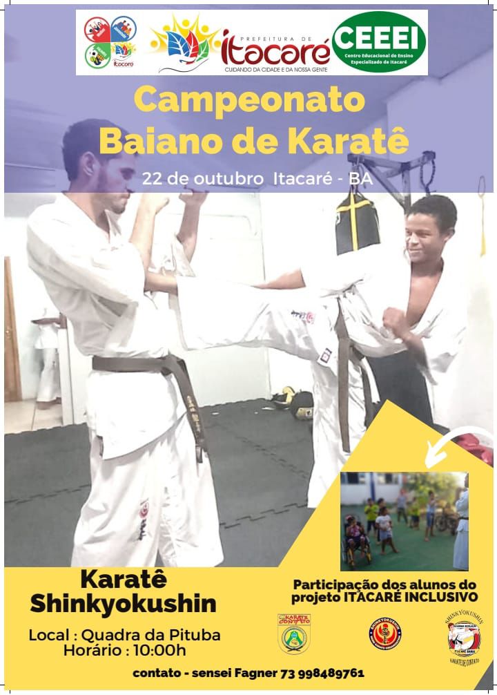 Itacaré recebe Campeonato Baiano de Karatê no dia 22