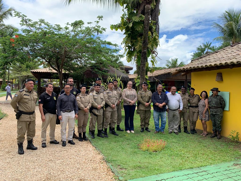 Polícia Militar e Civil realizam reunião em Itacaré da Área Integrada de Segurança Pública