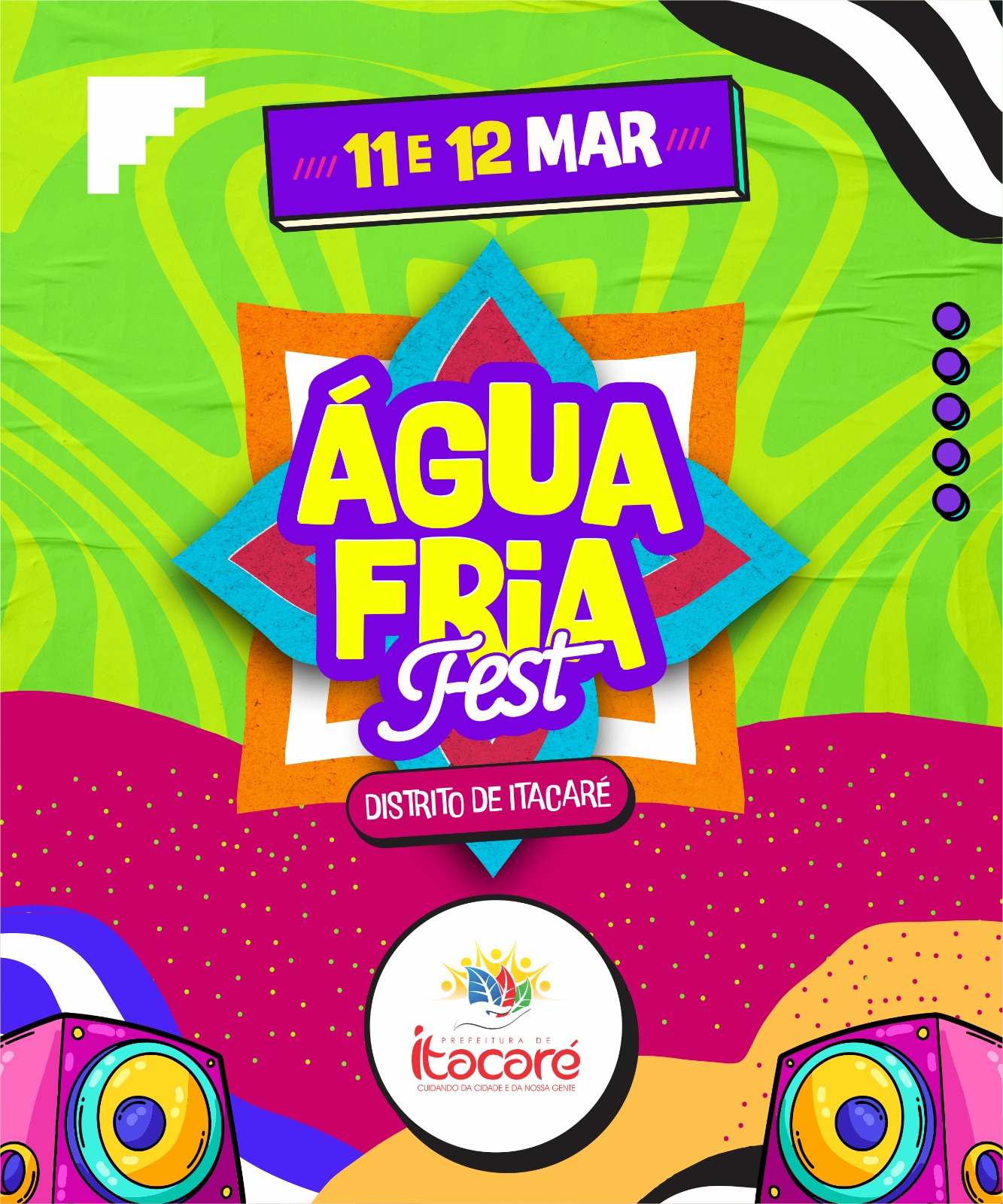 Prefeitura de Itacaré divulga data do Água Fria Fest